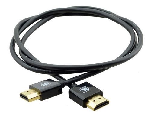 Kramer C-HM/HM/PICO/BK-2 Cable HDMI flexible de alta velocidad ultradelgado con Ethernet de 0.60m